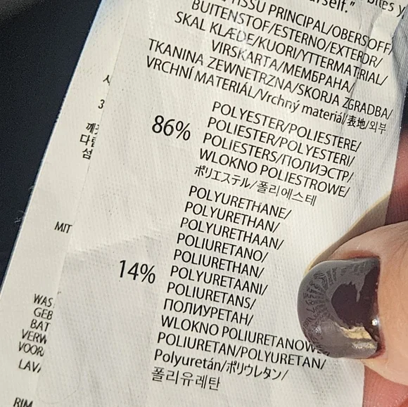 Volcom Battle Nimbus Stretch Pant Skinny Fit Snow Ski Zip Tech Flare Black M - Picture 4 of 10